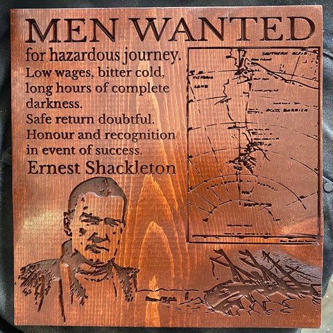 Shackleton Men Wanted Ad