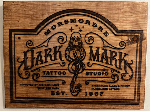 Dark Mark Tattoo Sign- Wizardly Fan Art