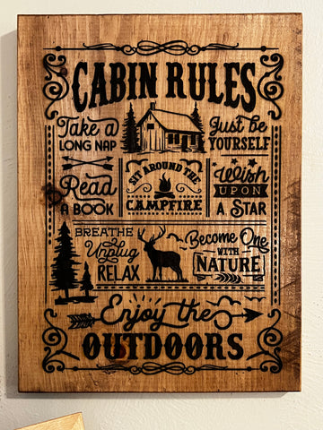 Cabin Rules